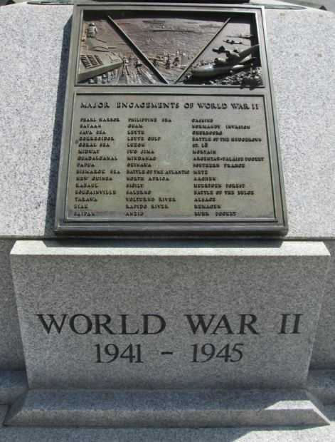 NORTH CAROLINA WAR VETERANS MEMORIAL PLAQUE C