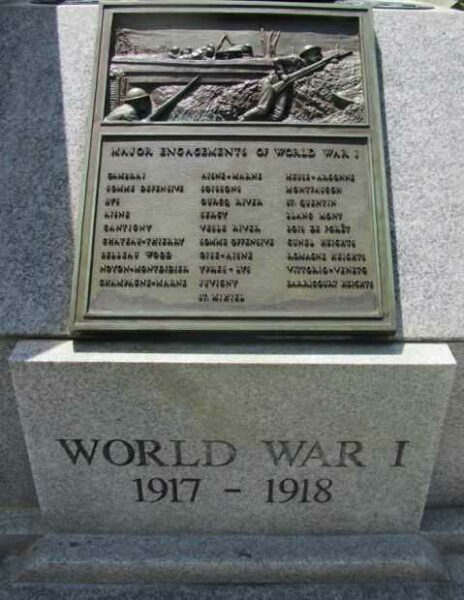 NORTH CAROLINA WAR VETERANS MEMORIAL PLAQUE B
