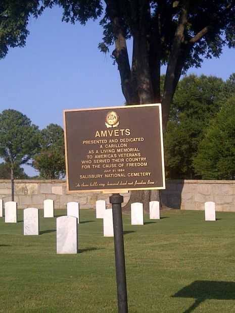 AMVETS CARILLON MEMORIAL PLAQUE