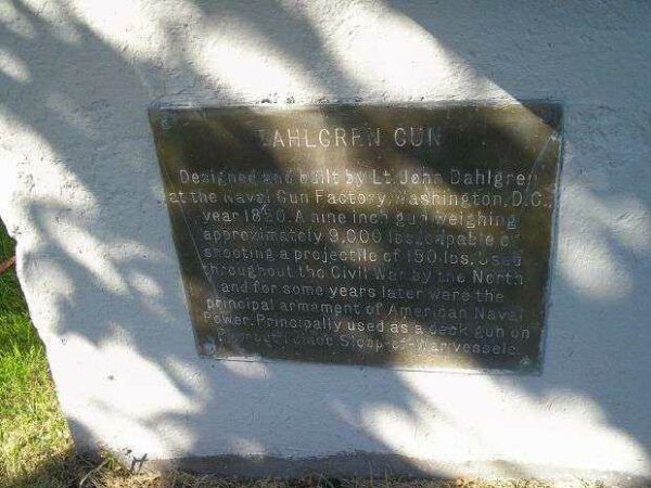 OAKLAND CIVIL WAR MEMORIAL CANNON PLAQUE