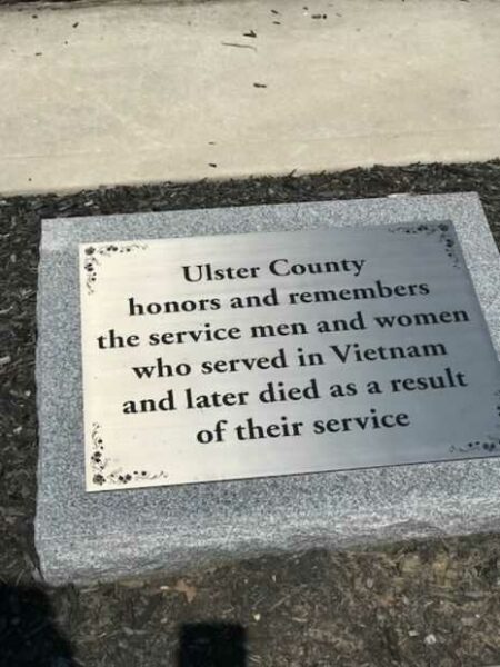 ULSTER COUNTY VIETNAM MEMORIAL PLAQUE