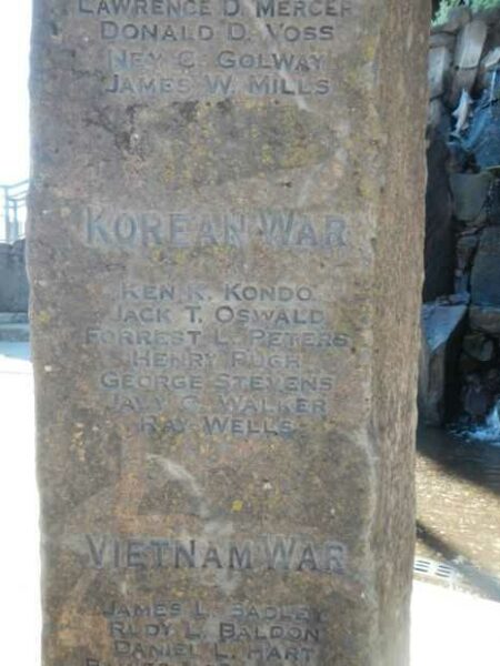 OVERLOOK MEMORIAL PARK STONE SIDE C