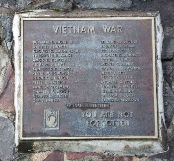 DOUGLAS COUNTY VETERANS MEMORIAL PLAQUE E