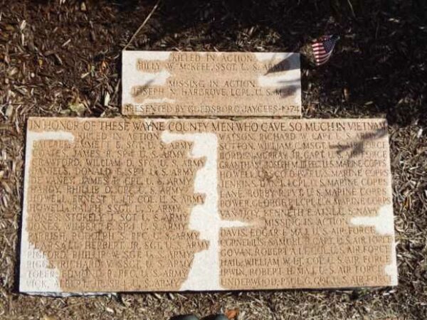 WAYNE COUNTY VIETNAM VETERANS MEMORIAL