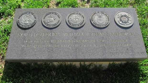 NORTH CAROLINA VIETNAM VETERANS MEMORIAL DEDICATION STONE