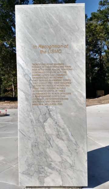 MONFORD POINT MARINE MEMORIAL PILLAR A