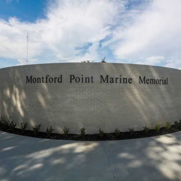 MONFORD POINT MARINE MEMORIAL ENTRANCE WALL