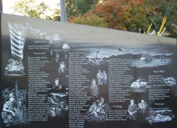 CUMBERLAND COUNTY VIETNAM WAR MEMORIAL RIGHT STONE