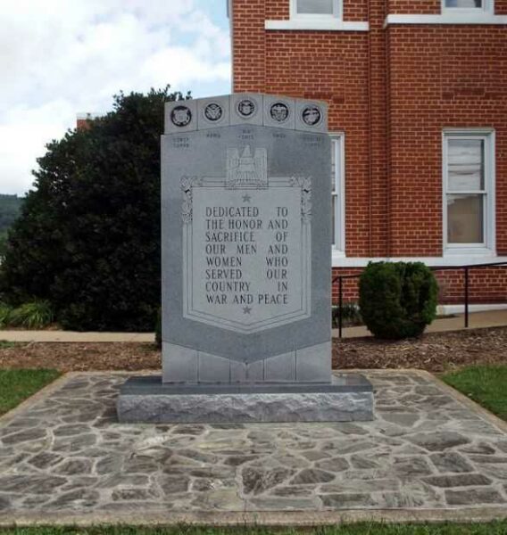 ALLEGHANY COUNTY VETERANS MEMORIAL FRONT