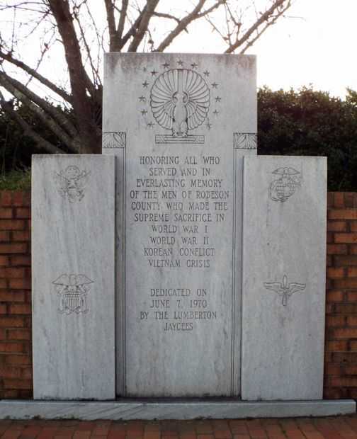 ROBESON COUNTY WAR MEMORIAL