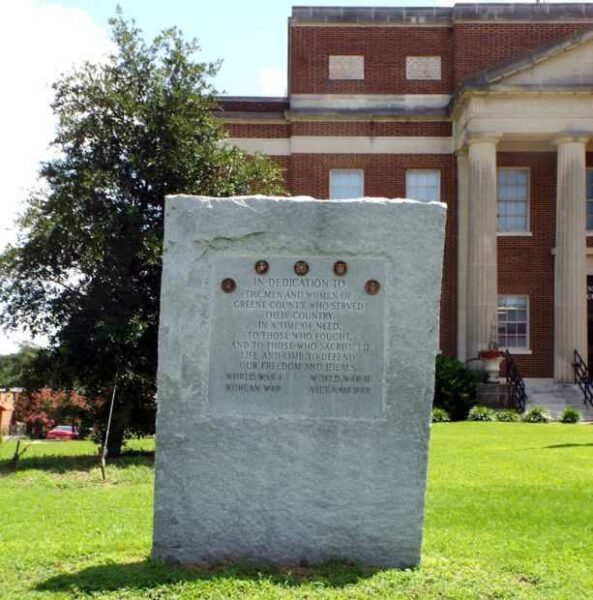 GREEN COUNTY WAR VETERANS MEMORIAL