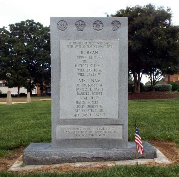 ALEXANDER COUNTY WAR VETERANS MEMORIAL
