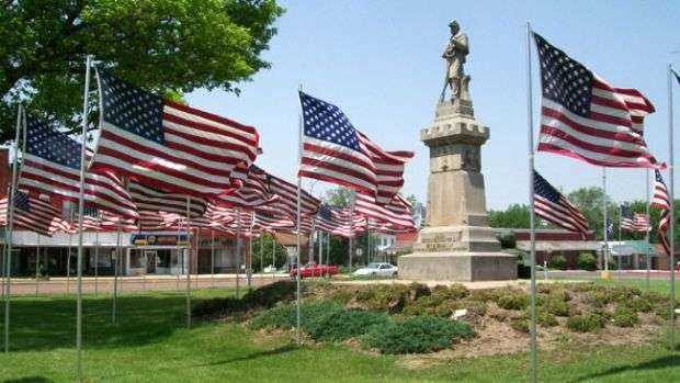 JOHNSON COUNTY CIVIL WAR SOLDIERS AND SAILORS MEMORIAL