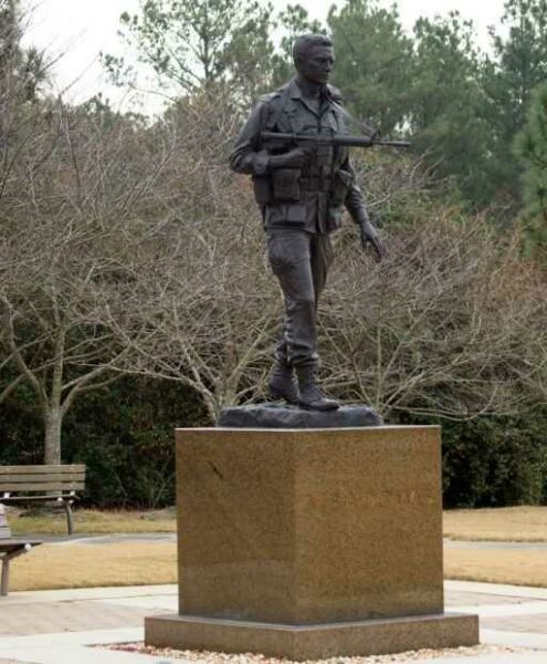 MAJOR RICHARD “DICK” MEADOWS MEMORIAL STATUE