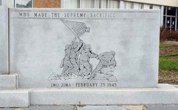 YADKIN COUNTY SUPREME SACRIFICE MEMORIAL RIGHT STONE FRONT
