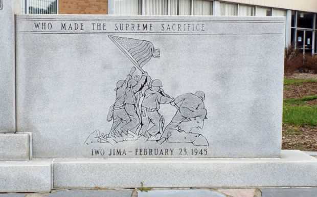 YADKIN COUNTY SUPREME SACRIFICE MEMORIAL RIGHT STONE FRONT