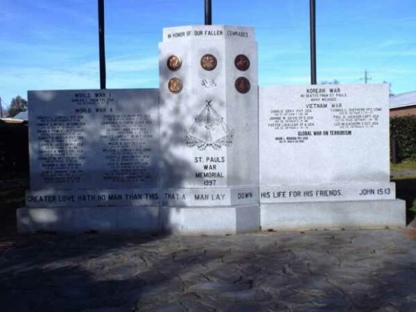 ST. PAULS WAR MEMORIAL