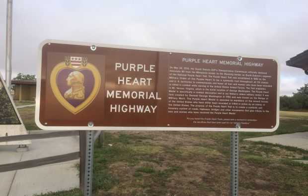 BELVIDERE PURPLE HEART MEMORIAL HIGHWAY