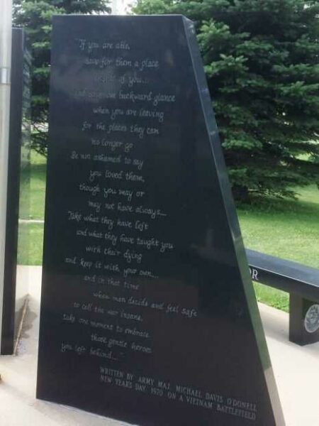 ABERDEEN VIETNAM VETERANS MEMORIAL RIGHT STONE
