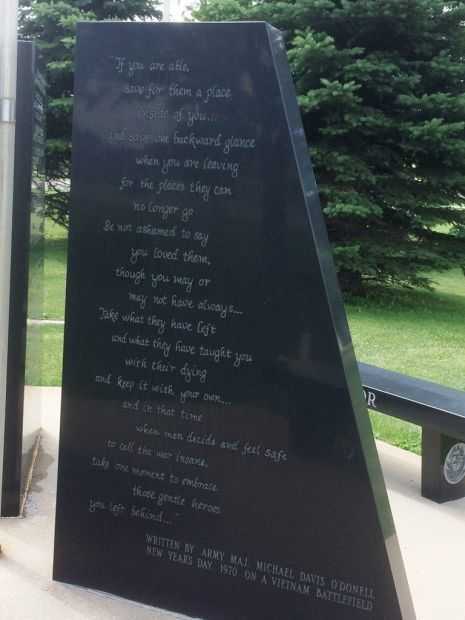 ABERDEEN VIETNAM VETERANS MEMORIAL RIGHT STONE