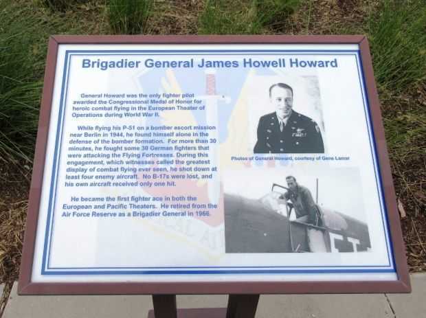 BRIGADIER GENERAL JAMES HOWELL HOWARD MEDAL OF HONOR MEMORIAL PLAQUE