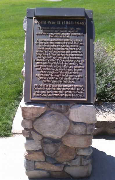 KLAMATH BASIN VETERANS MEMORIAL PAVILION PLAQUE E
