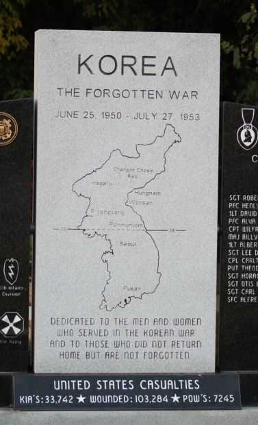 CUMBERLAND COUNTY KOREAN WAR MEMORIAL CENTER STONE