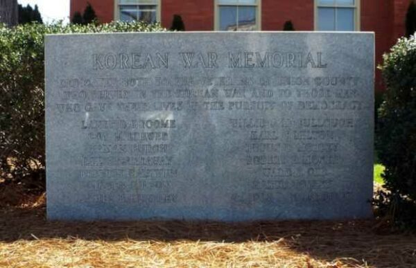 UNION COUNTY KOREAN WAR MEMORIAL