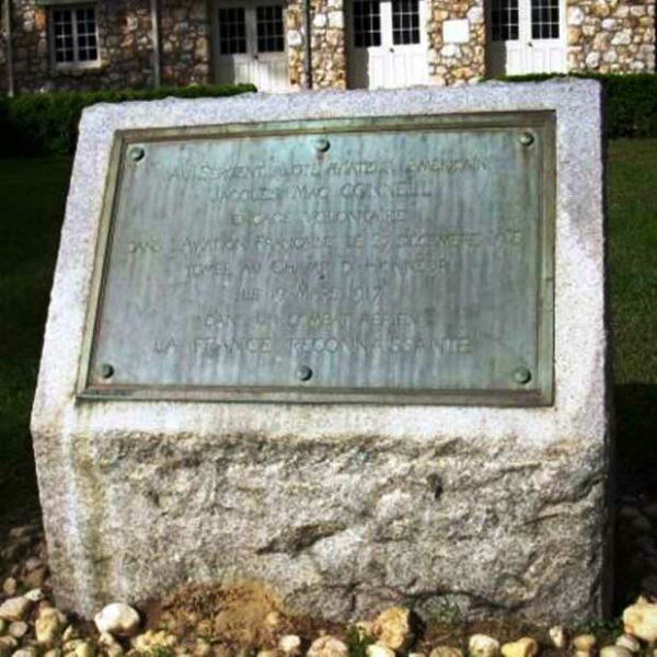 JACQUES MACCONNELL WAR MEMORIAL PLAQUE