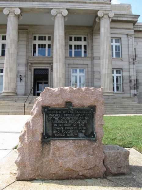 ROWAN COUNTY WORLD WAR I  MEMORIAL DRINKING FOUNTAIN