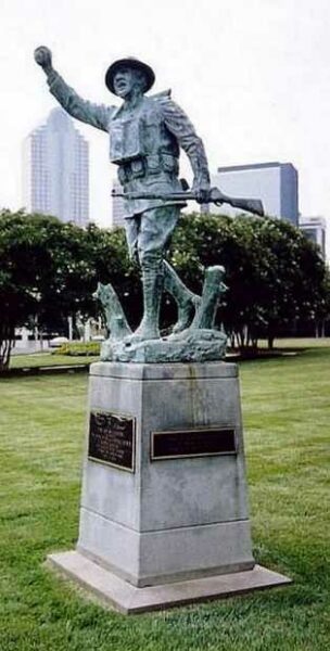 CHARLOTTE AND MECKLENBURG COUNTY WORLD WAR I DOUGHBOY MEMORIAL