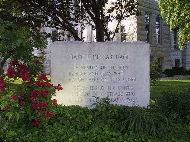 BATTLE OF CARTHAGE WAR MEMORIAL