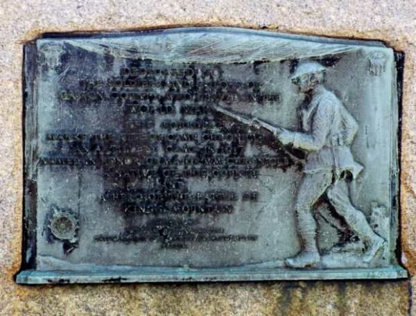 GASTON COUNTY WORLD WAR SOLDIERS AND SAILORS MEMORIAL PLAQUE