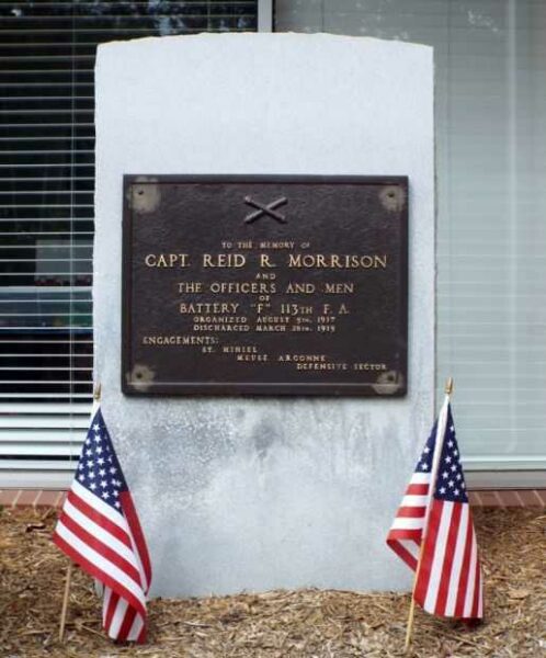 CAPT. REID R. MORRISON WAR MEMORIAL