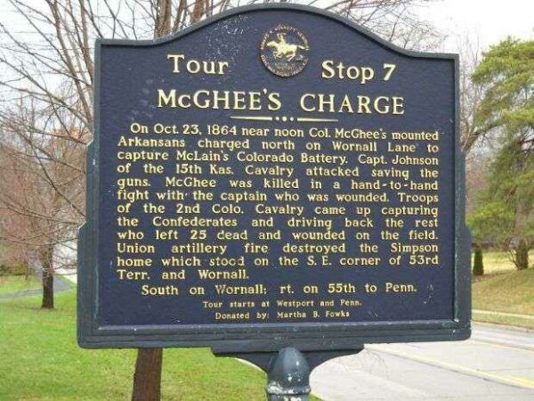 MCGHEE’S CHARGE WAR MEMORIAL MARKER