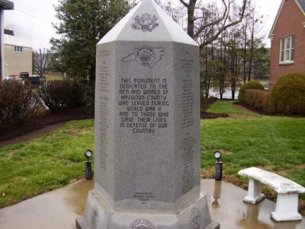 HAYWOOD COUNTY WORLD WAR II MEMORIAL