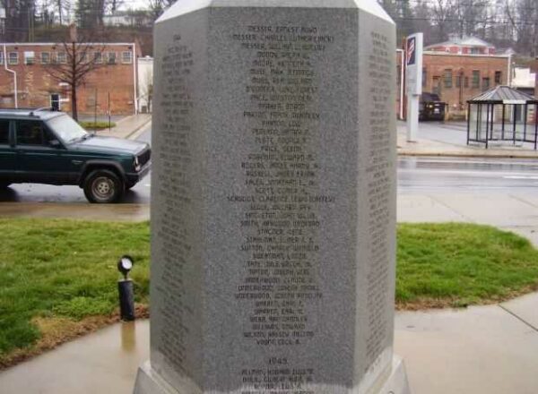 HAYWOOD COUNTY WORLD WAR II MEMORIAL SIDE D