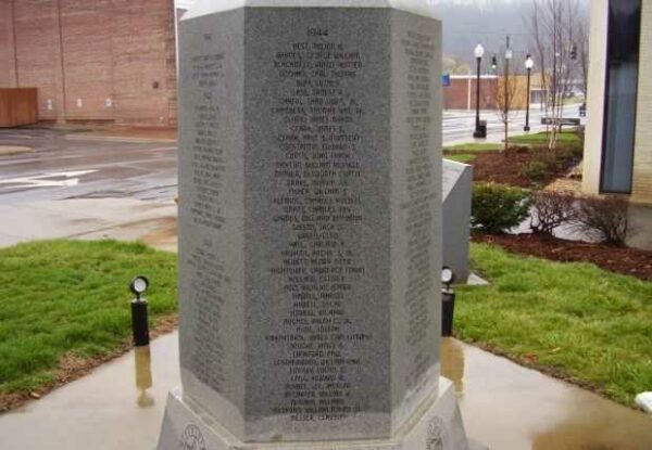 HAYWOOD COUNTY WORLD WAR II MEMORIAL SIDE C