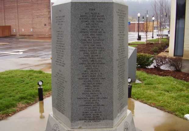 HAYWOOD COUNTY WORLD WAR II MEMORIAL SIDE C