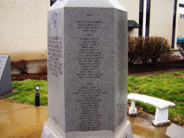 HAYWOOD COUNTY WORLD WAR II MEMORIAL SIDE A