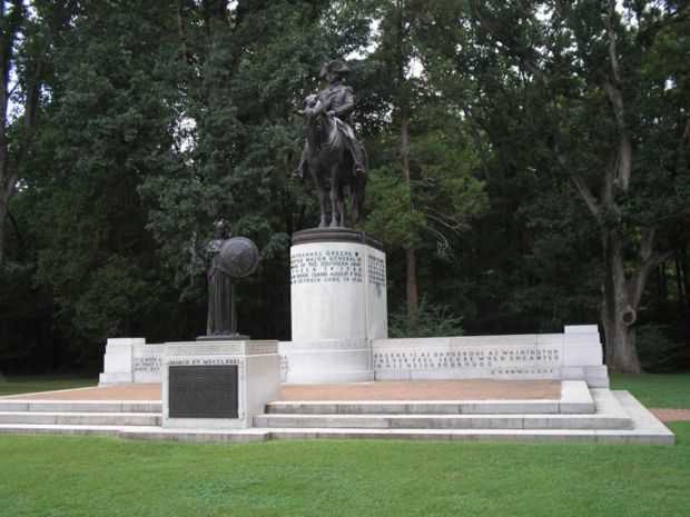 NATHANAEL GREENE REVOLUTIONARY WAR EQUESTRIAN MEMORIAL