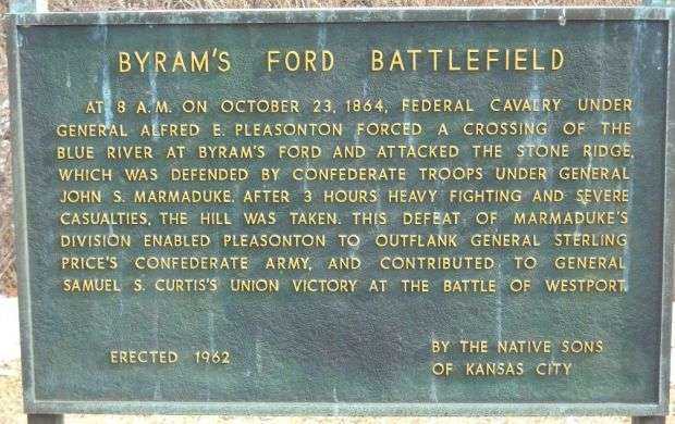 BYRAM’S FORD BATTLEFIELD WAR MEMORIAL PLAQUE