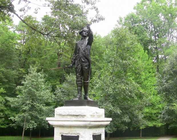 MAJOR JOSEPH WINSTON REVOLUTIONARY WAR MEMORIAL STATUE