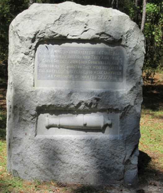 MOORES CREEK STAGE ROAD REVOLUTIONARY WAR MEMORIAL