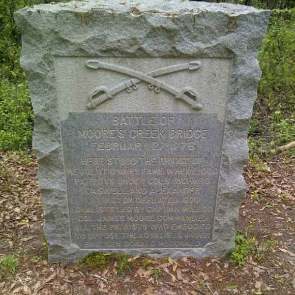 BATTLE OF MOORE’S CREEK BRIDGE WAR MEMORIAL