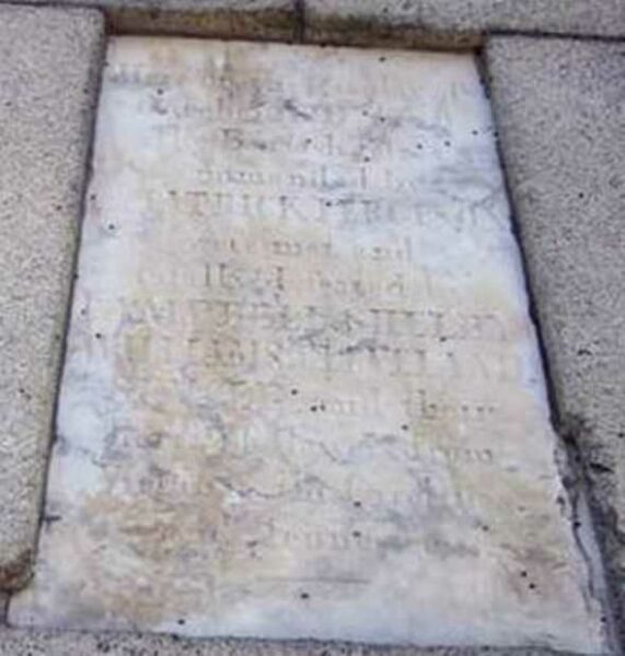 THE BATTLE OF KINGS MOUNTAIN REVOLUTIONARY WAR MONUMENT DEDICATION STONE