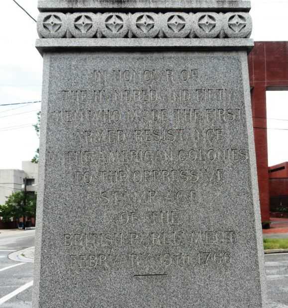 CORNELIUS HARNETT REVOLUTIONARY WAR MEMORIAL STONE B