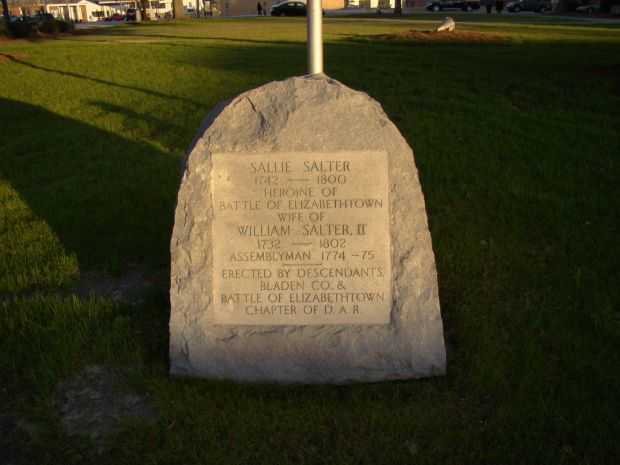SALLIE SALTER REVOLUTIONARY WAR MEMORIAL