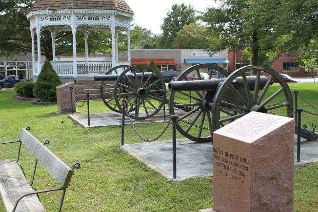 BATTLE OF PILOT KNOB WAR MEMORIAL CANNON