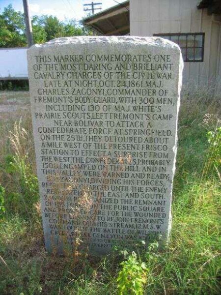 MAJOR CHARLES ZAGONYI WAR MEMORIAL